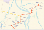 Metro map of Toulouse