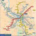 Metro map of Toulouse