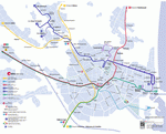 Metro map of Valencia