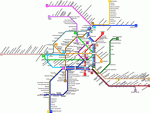 Metro map of Vienna