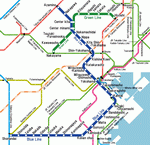 Metro map of Yokohama
