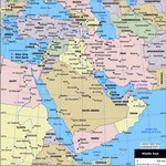 Map of Middle East