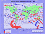 Total and annular solar eclipse paths: 19011920
