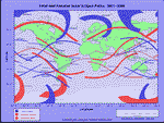 Total and annular solar eclipse paths: 20612080