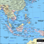 Map of South-East Asia