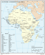 Map of states in Africa