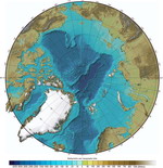 Geographic map of Arctic