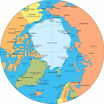 Map of Arctic