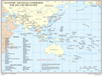 Map of states in Asia and Pacific Ocean region