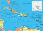 Map of the Caribbean