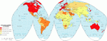 Economic map of the world