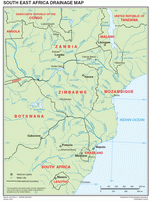 Map of Southeastern Africa