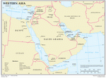 Map of Western Asia