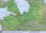 Map of Leningrad Oblast