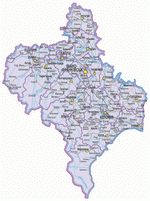 Map of Ivano-Frankivsk Oblast