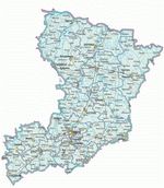 Map of Rivne Oblast