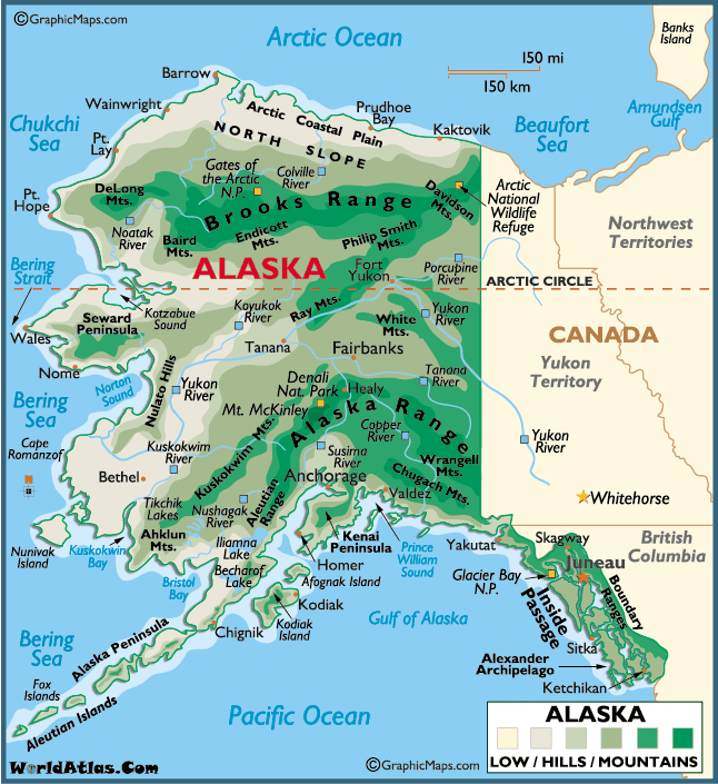 Map of Alaska