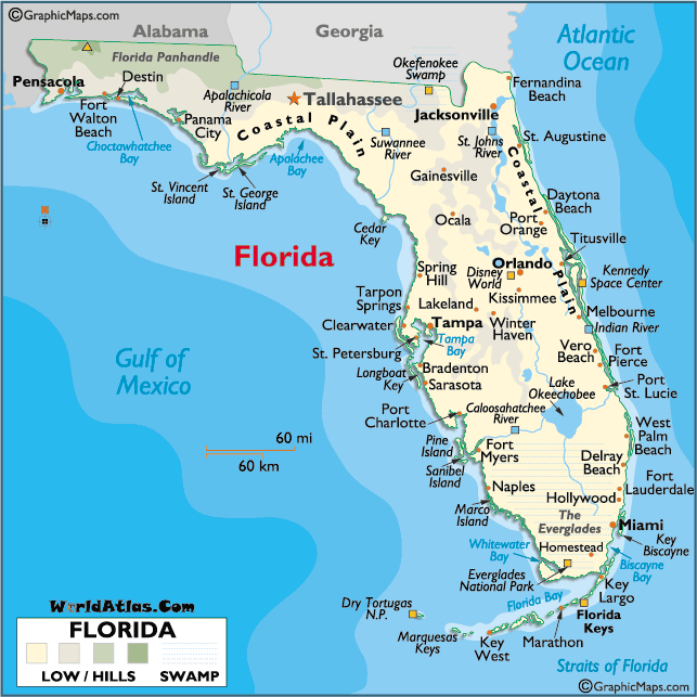 Map of Florida