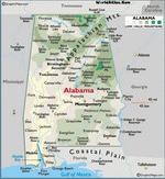 Map of Alabama