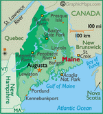 Map of Maine