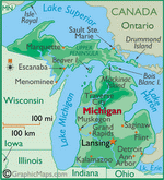 Map of Michigan