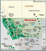 Map of Montana