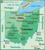 Map of Ohio