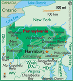 Map of Pennsylvania