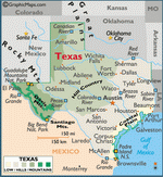 Map of Texas