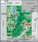 Map of Utah