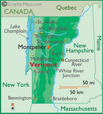 Map of Vermont