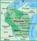 Map of Wisconsin