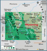 Map of Wyoming