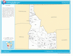 Map of counties of Idaho