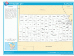 Map of counties of Kansas