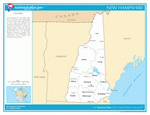 Map of counties of New Hampshire