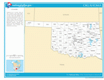 Map of counties of Oklahoma