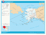 Map of roads of Alaska