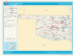 Map of roads of Oklahoma