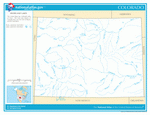 Map of rivers and lakes of Colorado