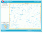 Map of rivers and lakes of Wyoming