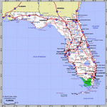 Map of Florida state