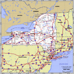 Map of New York state